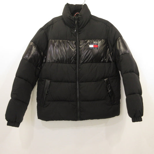 【中古】TOMMY JEANS | トミージーンズ TONAL COLORBLOCK PUFFER ダウンジャケット DM0DM11207 ブラック サイズ：S