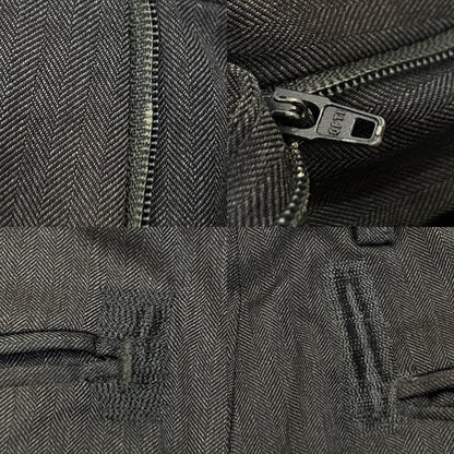 【中古】GUCCI | グッチ マイクロヘリンボーン セットアップ 337687 国内正規品 グレー サイズ：46