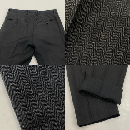 【中古】GUCCI | グッチ マイクロヘリンボーン セットアップ 337687 国内正規品 グレー サイズ：46