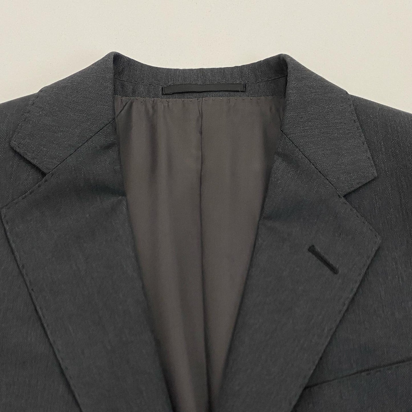 【中古】GUCCI | グッチ マイクロヘリンボーン セットアップ 337687 国内正規品 グレー サイズ：46
