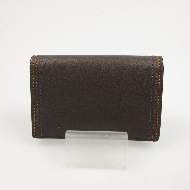 【中古】Paul Smith | ポール・スミス ストライプステッチ カードケース PSC692 ブラウン