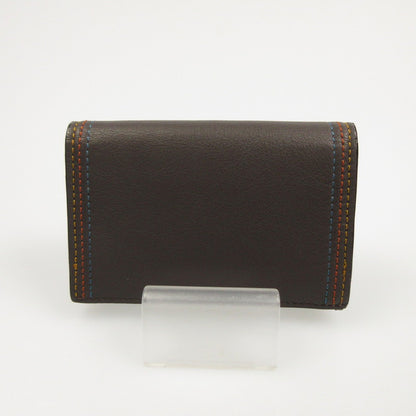 【中古】Paul Smith | ポール・スミス ストライプステッチ カードケース PSC692 ブラウン