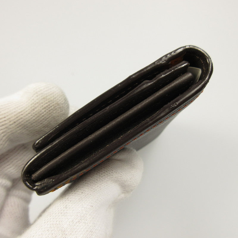 【中古】Paul Smith | ポール・スミス ストライプステッチ カードケース PSC692 ブラウン