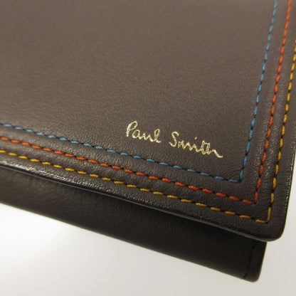 【中古】Paul Smith | ポール・スミス ストライプステッチ カードケース PSC692 ブラウン