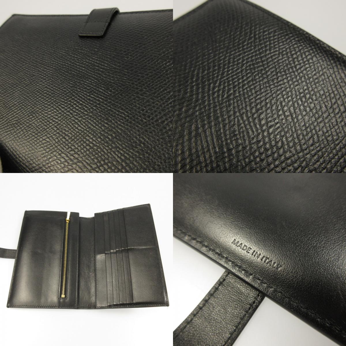 【中古】CELINE | セリーヌ ラージストラップウォレット 長財布 10B633BFP
