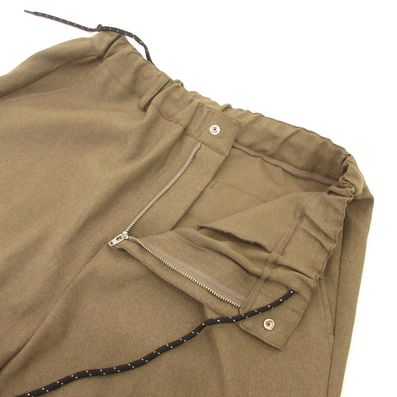 【中古】SOGLIA | ソグリア STA-PREST Easy Slacks Pants パンツ ブラウン サイズ：L