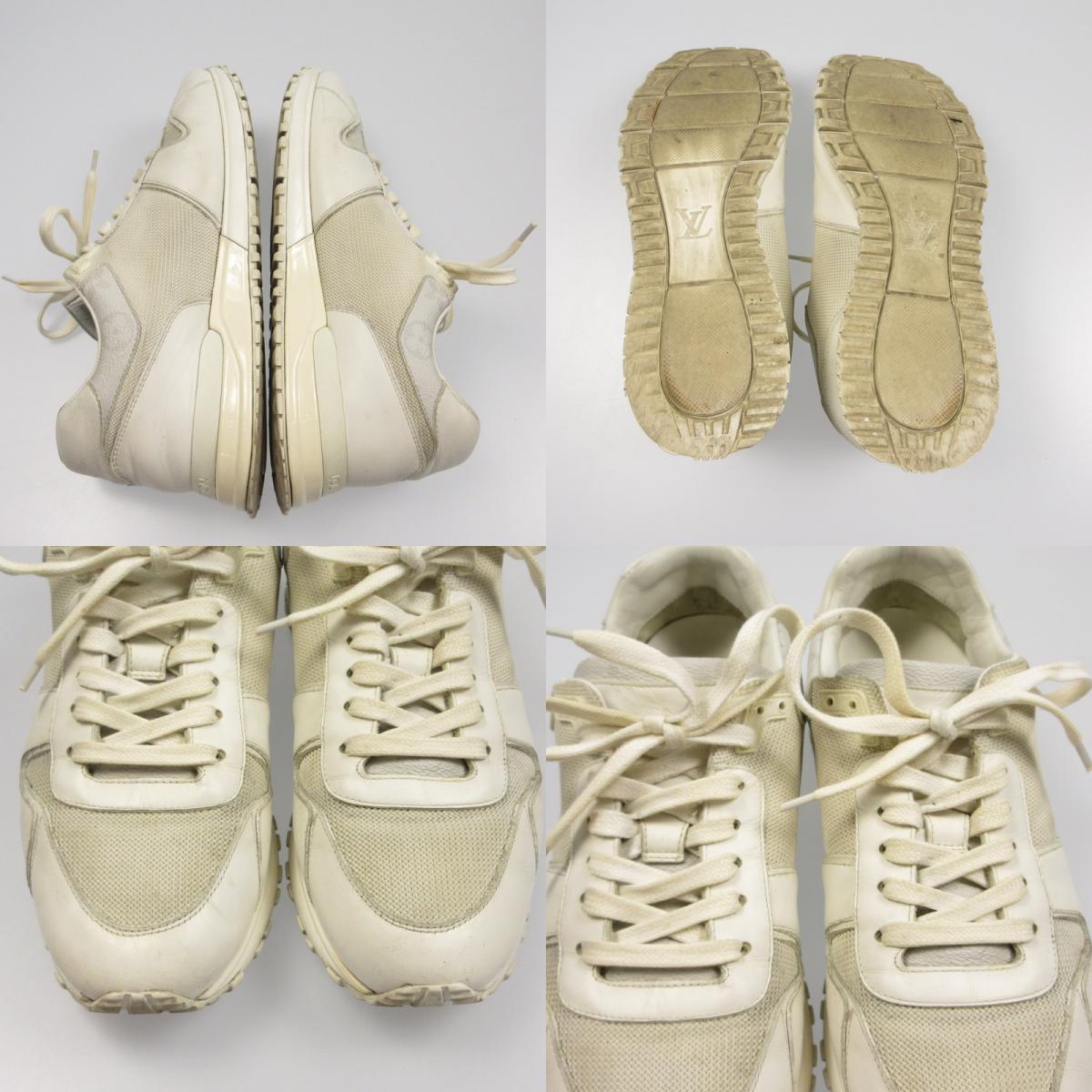 【中古】LOUIS VUITTON | ルイ・ヴィトン ランアウェイライン スニーカー 1A5AXS ホワイト