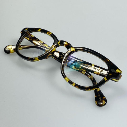【中古】MOSCOT | モスコット LEMTOSH メガネ 度入りメガネ ｻｲｽﾞ:46□24 ブラウン