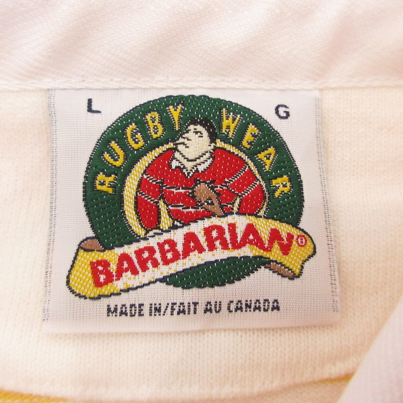 【中古】BARBARIAN RUGBY WEAR | バーバリアンラグビーウェア ポロシャツ 15192 サイズ：L