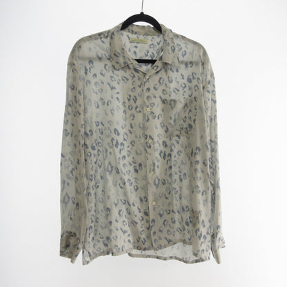 【中古】OLD JOE | オールドジョー ORIGINAL PRINTED OPEN COLLAR SHIRTS (LEOPARD) 長袖シャツ 231OJ-SH07 ｻｲｽﾞ:16.5