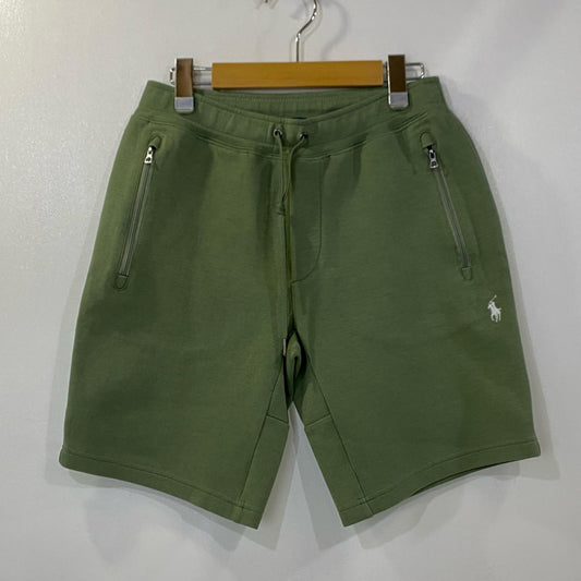 【中古】POLO RALPH LAUREN | ポロ・ラルフローレン 9インチダブルニットショートパンツ ショートパンツ グリーン サイズ：XS
