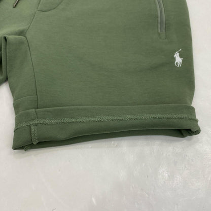 【中古】POLO RALPH LAUREN | ポロ・ラルフローレン 9インチダブルニットショートパンツ ショートパンツ グリーン サイズ：XS