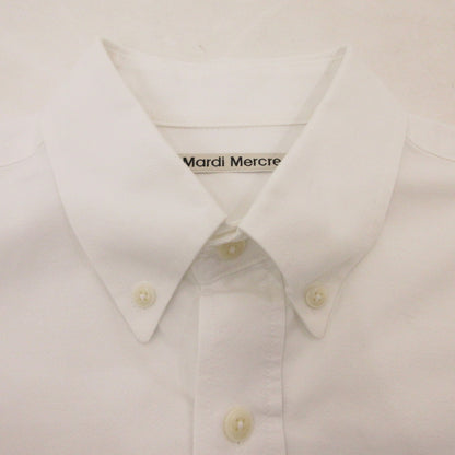 【中古】Mardi Mercredi | マルディメクレディ OXFORD SHIRT 長袖シャツ ホワイト