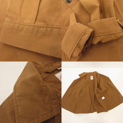 【中古】Danton | ダントン コットンポプリンカバーオール カバーオール JD-3681 TYO-BY ブラウン サイズ：36