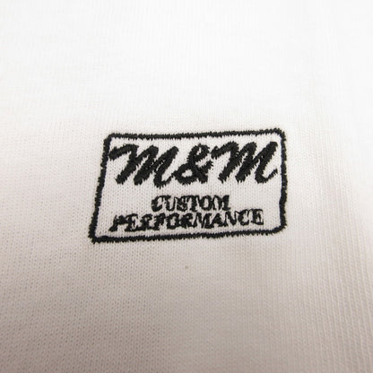 【中古】M&M CUSTOM PERFORMANCE | エムアンドエムカスタムパフォーマンス PRINT S/S TEE 半袖Ｔシャツ 20-MT-014 ホワイト サイズ：M
