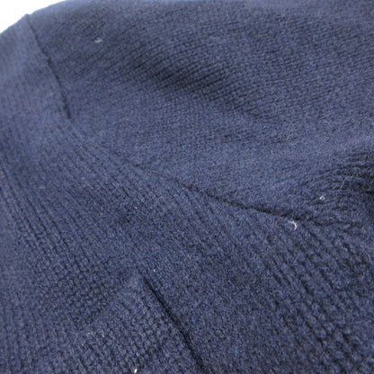 【中古】RALPH LAUREN | ラルフローレン 金ボタンニットブレザー テーラードジャケット C-TK6427 インパクト21 ネイビー サイズ：M