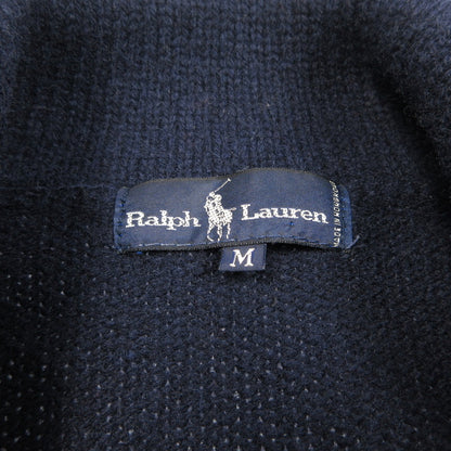 【中古】RALPH LAUREN | ラルフローレン 金ボタンニットブレザー テーラードジャケット C-TK6427 インパクト21 ネイビー サイズ：M