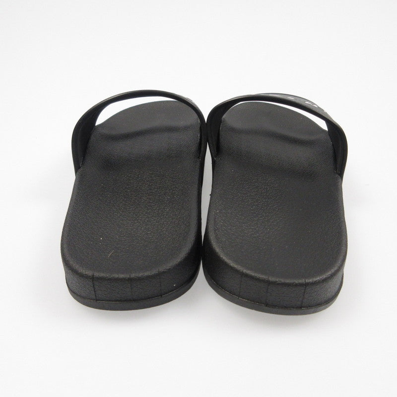 【中古】PHATRNK | ファットランク OLD ENGLISH LGOO SLIDE SANDAL サンダル ブラック 24cm