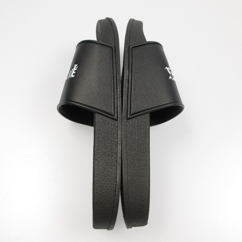【中古】PHATRNK | ファットランク OLD ENGLISH LGOO SLIDE SANDAL サンダル ブラック 24cm