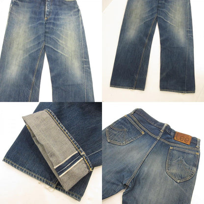 【中古】Lee | リー 40年代大戦モデル復刻 逆アーキュエイトステッチ デニムパンツ LOT2101 センター赤タグ ブルー サイズ：33