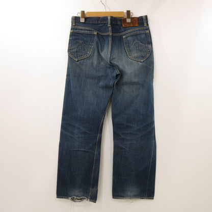 【中古】Lee | リー 40年代大戦モデル復刻 逆アーキュエイトステッチ デニムパンツ LOT2101 センター赤タグ ブルー サイズ：33