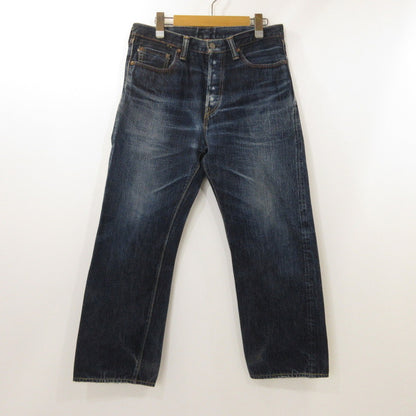【中古】FULL COUNT | フルカウント WIDE DENIM HEAVY OZ デニムパンツ 0105XX 赤耳/旧モデル赤タブ有 ネイビー サイズ：31