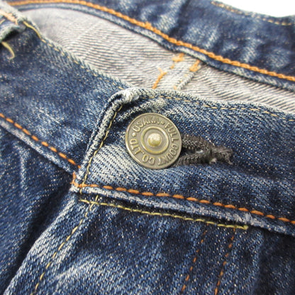 【中古】FULL COUNT | フルカウント WIDE DENIM デニムパンツ 0105 旧モデル ネイビー サイズ：33