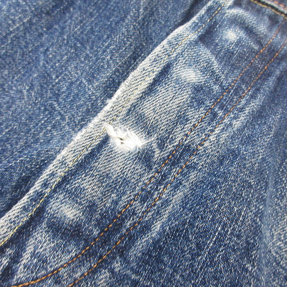 【中古】FULL COUNT | フルカウント WIDE DENIM デニムパンツ 0105 旧モデル ネイビー サイズ：33