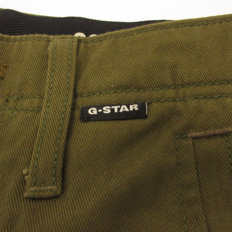 【中古】G-STAR | ジースター RENATO STRAIGHT CARGO PANTS カーゴパンツ D23634-C900-C744 オリーブ サイズ：28