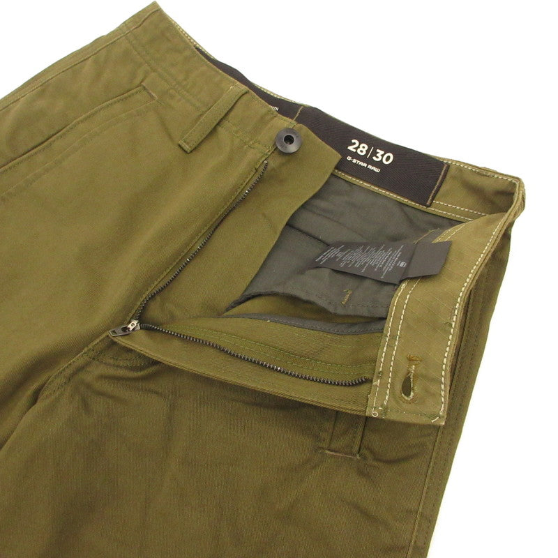 【中古】G-STAR | ジースター RENATO STRAIGHT CARGO PANTS カーゴパンツ D23634-C900-C744 オリーブ サイズ：28
