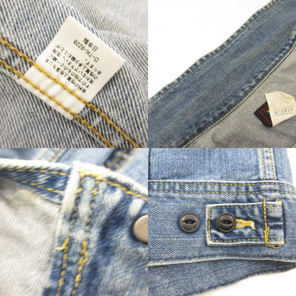 【中古】Lee | リー 101J復刻 デニム 0411 センター赤タグ ライトブルー サイズ：M
