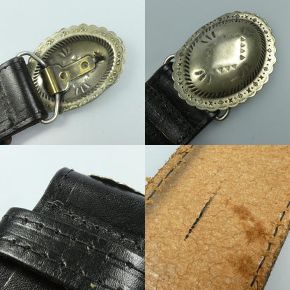 【中古】HARLEY-DAVIDSON | ハーレーダビットソン コンチョ ベルト ブラック