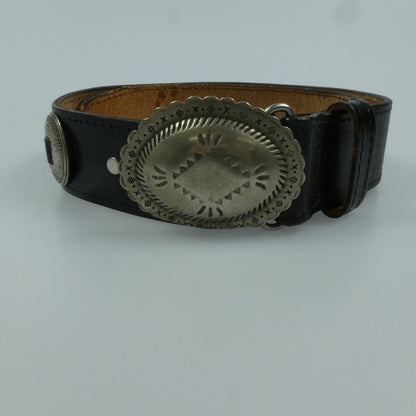 【中古】HARLEY-DAVIDSON | ハーレーダビットソン コンチョ ベルト ブラック