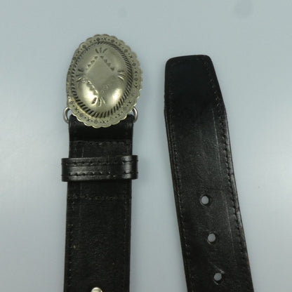 【中古】HARLEY-DAVIDSON | ハーレーダビットソン コンチョ ベルト ブラック