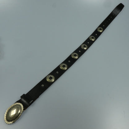 【中古】HARLEY-DAVIDSON | ハーレーダビットソン コンチョ ベルト ブラック