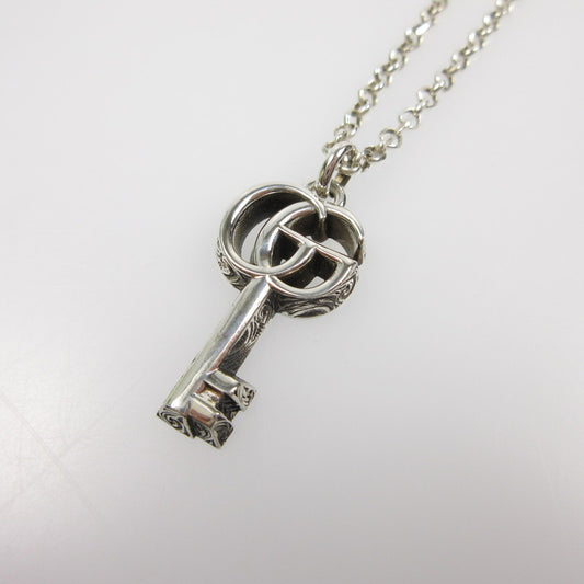 【中古】GUCCI | グッチ ダブルGキー ネックレス 627757