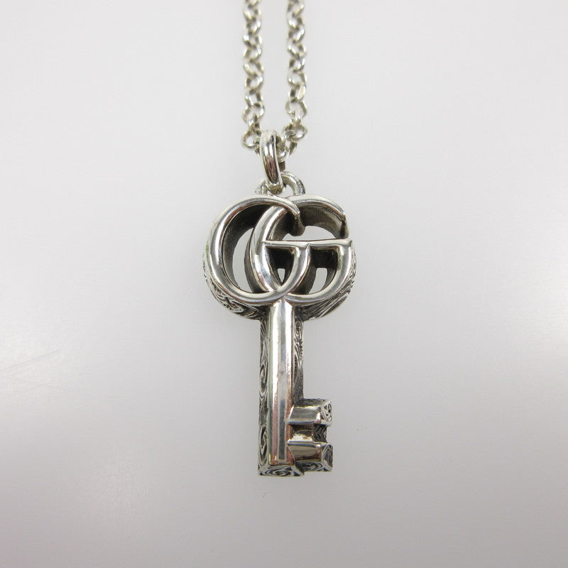 【中古】GUCCI | グッチ ダブルGキー ネックレス 627757