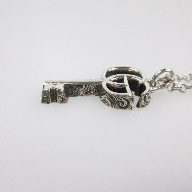 【中古】GUCCI | グッチ ダブルGキー ネックレス 627757