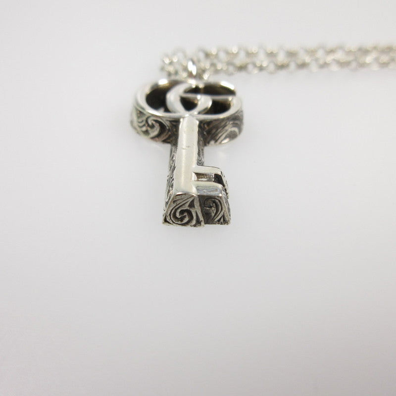 【中古】GUCCI | グッチ ダブルGキー ネックレス 627757