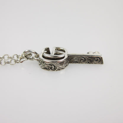 【中古】GUCCI | グッチ ダブルGキー ネックレス 627757