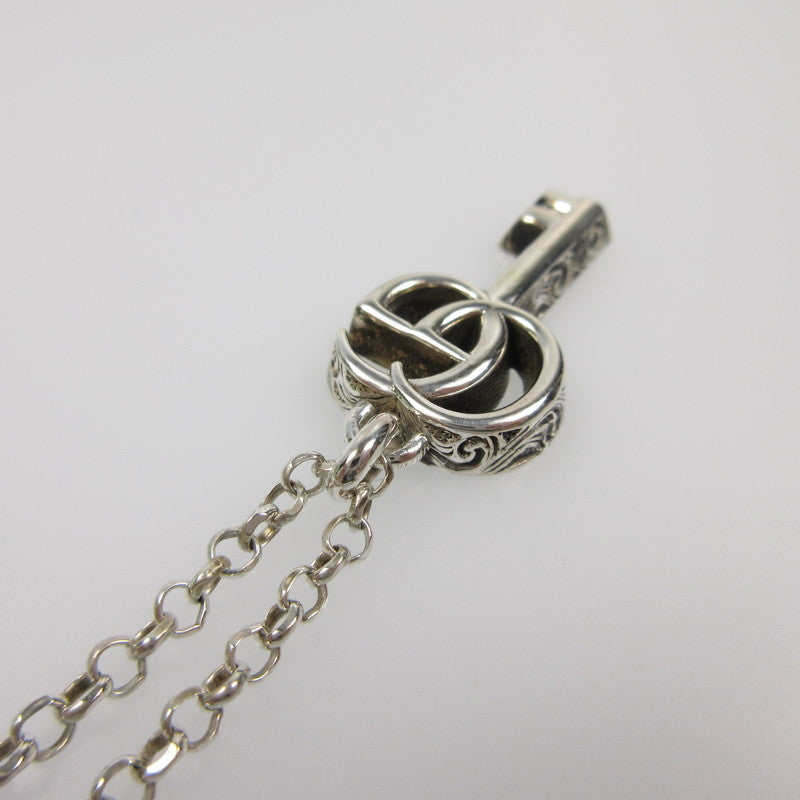 【中古】GUCCI | グッチ ダブルGキー ネックレス 627757