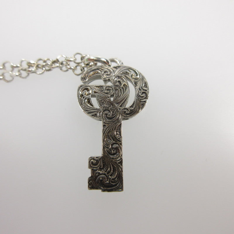 【中古】GUCCI | グッチ ダブルGキー ネックレス 627757