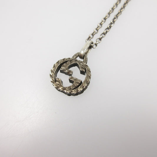 【中古】GUCCI | グッチ インターロッキング ネックレス 455535