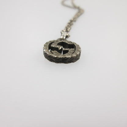 【中古】GUCCI | グッチ インターロッキング ネックレス 455535
