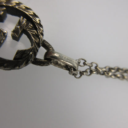 【中古】GUCCI | グッチ インターロッキング ネックレス 455535
