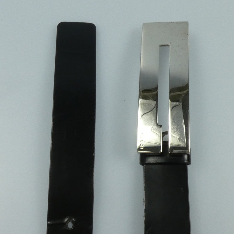 【中古】GUCCI | グッチ Gバックル ベルト 036.2194 ｻｲｽﾞ:80/32