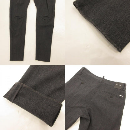 【中古】DSQUARED2 | ディースクエアード Wool chinos Flannel Sexy Chino Pant パンツ S71KB0576 チャコールグレー サイズ：46