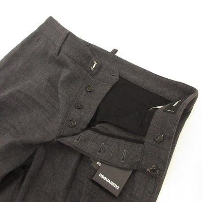 【中古】DSQUARED2 | ディースクエアード Wool chinos Flannel Sexy Chino Pant パンツ S71KB0576 チャコールグレー サイズ：46