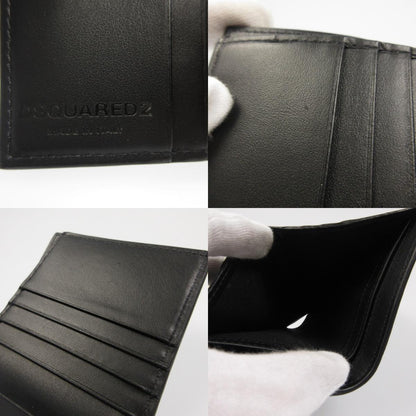 【中古】DSQUARED2 | ディースクエアード LOGO HF 札入れ ブラック