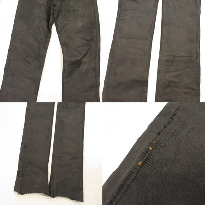 【中古】 Black gloss long Lengs デニムパンツ ブラック
